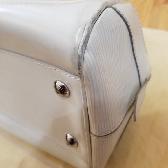 Authentic Louis Vuitton Epi Leather Bowling Montaigne PM Bag Shoulder Satchel - Picture 10 of 12